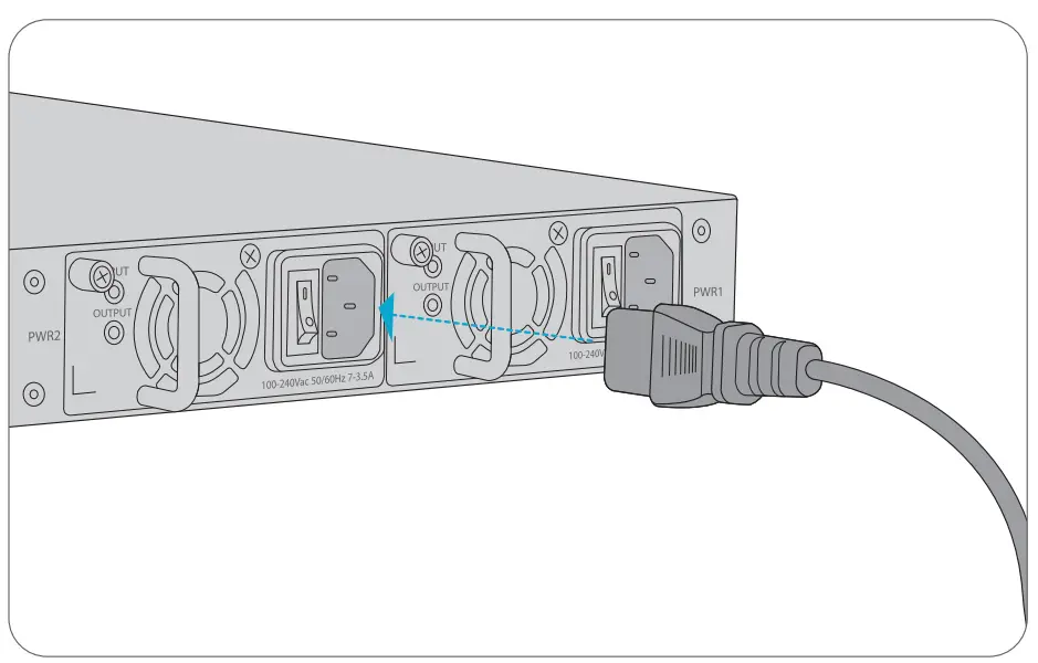 FS S5500 48T8SP 48 Port Gigabit Stackable L3 Poe Managed Switch - Desk Mounting 5