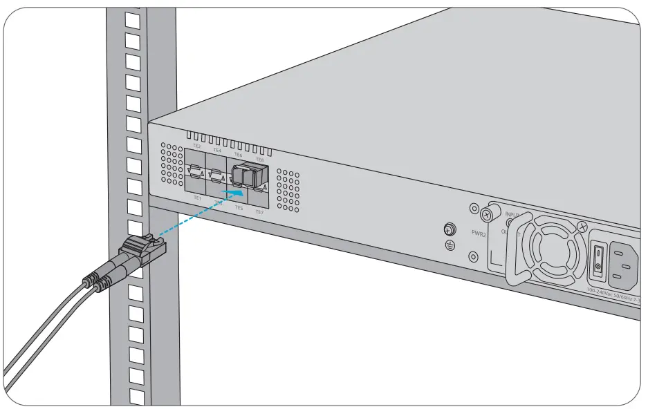 FS S5500 48T8SP 48 Port Gigabit Stackable L3 Poe Managed Switch - Desk Mounting 7