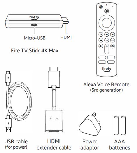 amazon 22-003204-01 Fire TV Stick 4K Max-1