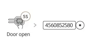 SAMSUNG SDS SHP-P72 Smart Digital Door Lock FIG 22