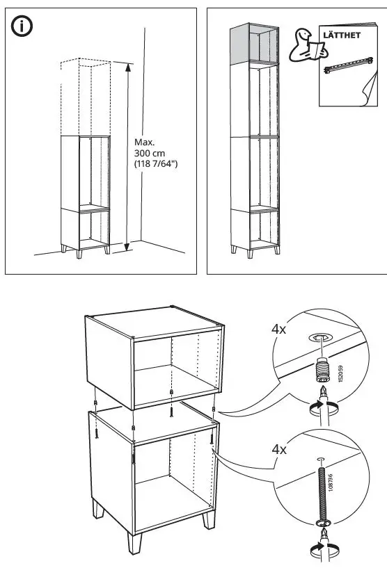 IKEA 103.309.53 PLATSA Frame 10