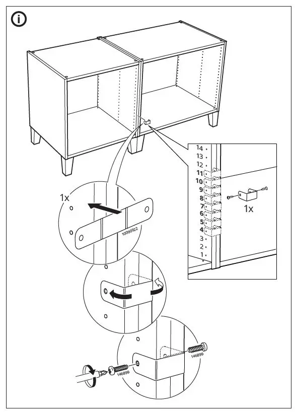 IKEA 103.309.53 PLATSA Frame 9