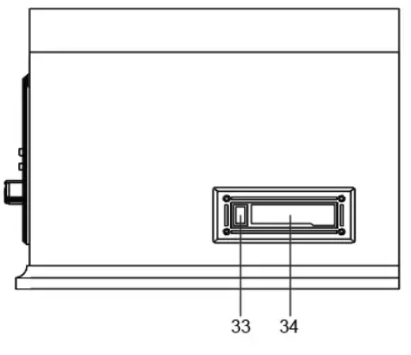 CROSLEY CR7011A Burton Entertainment Center- Cassette Door