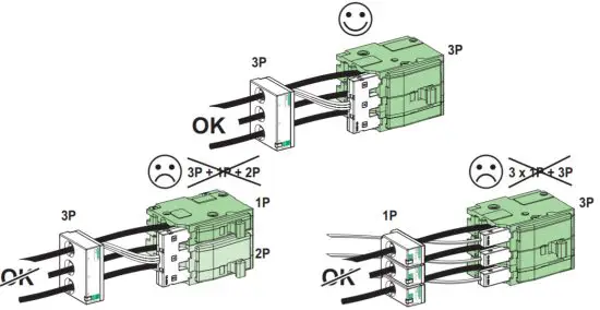 SQUARE D PLT3P Powertag - DANGER