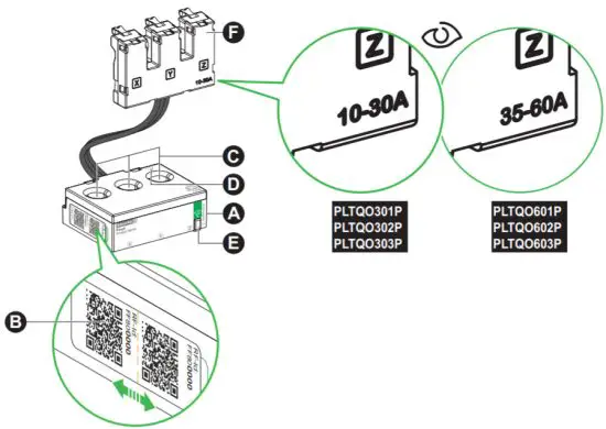 SQUARE D PLT3P Powertag - Description