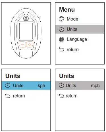 WAYDOO Flyer ONE RC Patroller Kit - Menu