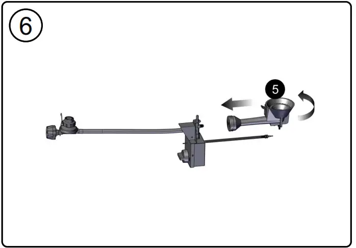 NEXGRILL 840-0005 30 Qt. Turkey Fryer- Assembly Steps 6