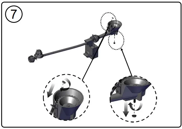 NEXGRILL 840-0005 30 Qt. Turkey Fryer- Assembly Steps 7