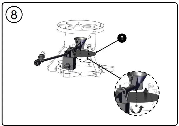 NEXGRILL 840-0005 30 Qt. Turkey Fryer- Assembly Steps 8