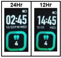 EUROtops SC890Y3 Body Temperature Monitor Smart Wristband - CLOCK