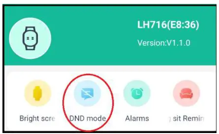 EUROtops SC890Y3 Body Temperature Monitor Smart Wristband - DND Mode