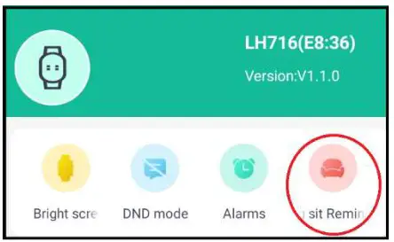 EUROtops SC890Y3 Body Temperature Monitor Smart Wristband - SEDENTARY REMINDER