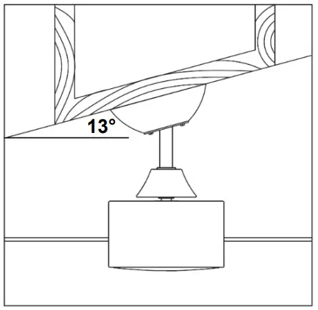 LUCCI 213280 DC Ceiling Fan - ANGLED CEILING INSTALLATION