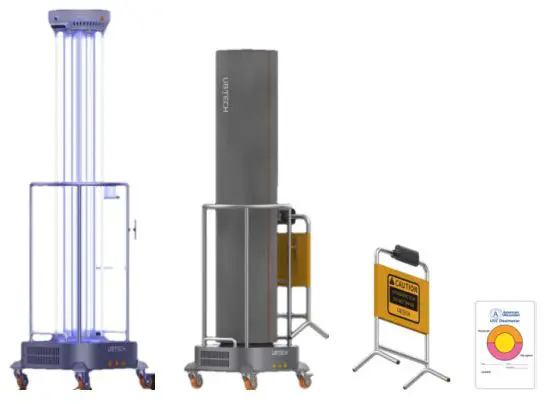 UB TECH ADAS101S Adibot Disinfection Robotic System - package