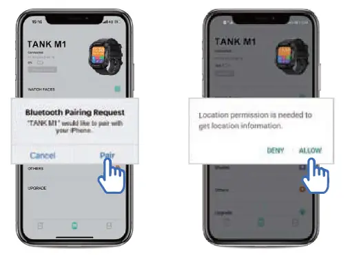 Pair and give Da Fit access.