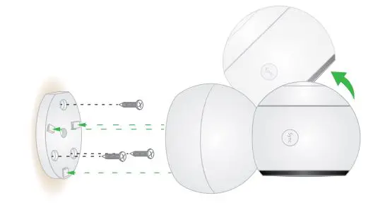 arlo Baby Monitoring Camera - Use the wall mount