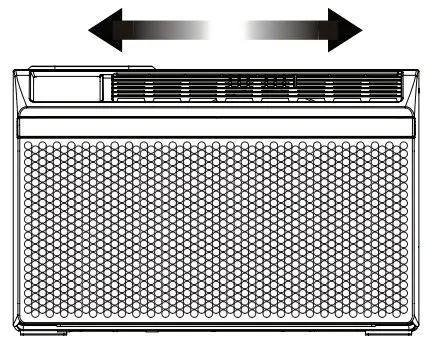 LG LW6022R Air Conditioner - Air Direction