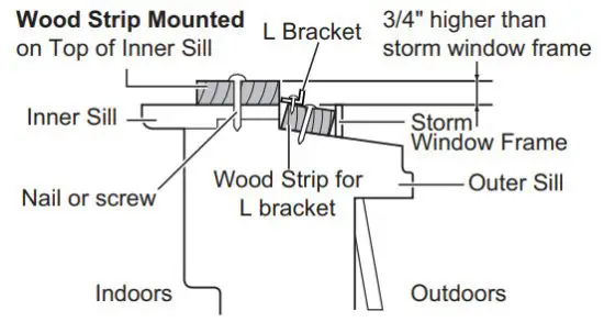 LG LW6022R Air Conditioner - Storm Window Requirements