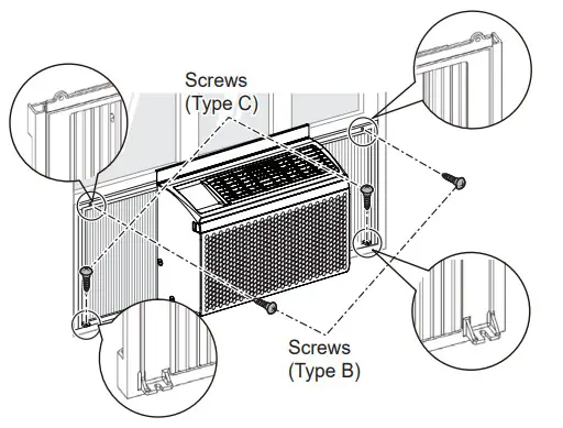 LG LW6022R Air Conditioner - Unit Installation 2