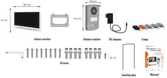 SCS sentinel PVF0042 Wired Door Entry System - indoor