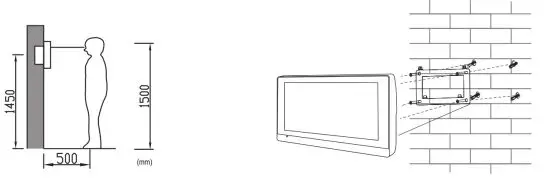 SCS sentinel PVF0042 Wired Door Entry System - monitor