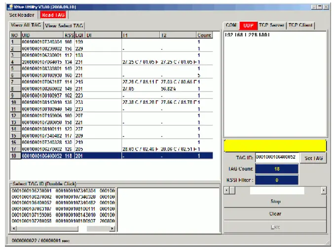 Tag information from reader