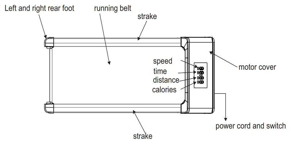 MUSCLESQUAD MS P100 Folding Treadmill - Product