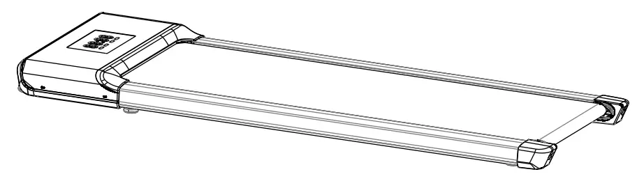 MUSCLESQUAD MS P100 Folding Treadmill