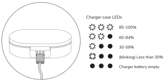 How to charge the charger case?