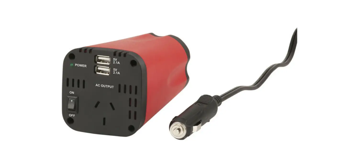 Powertech 150w Cup-holder Inverter With Dual Usb Charging User Manual