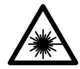 BOSCH 3 80 CG GLL Professional Line Laser - warning