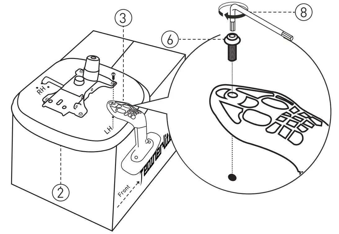 Featherlite Contact MB Project Medium Back Office Chair - Steep