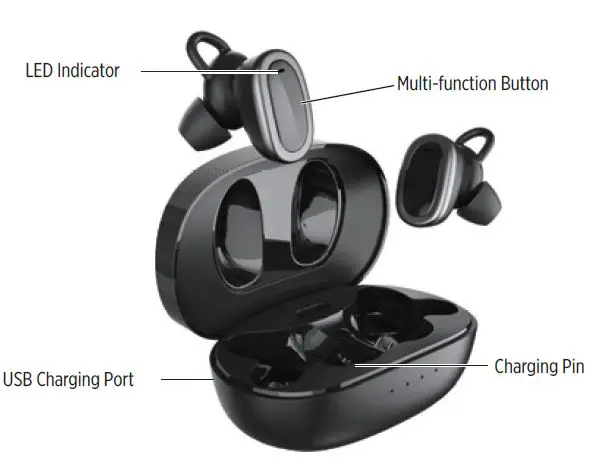 RELIANT CELLULAR BP-666 Wireless Earbud-FIG1