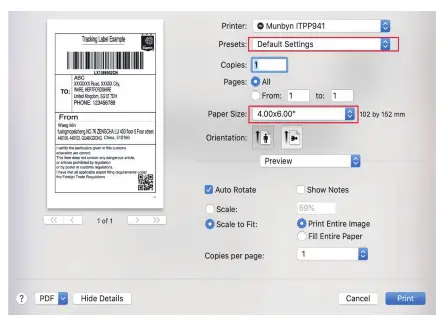 MUNBYN ITPP941 Label Printer - fig 15