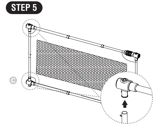 regalo 1800 W DS Expandable Mesh Gate - Step 5
