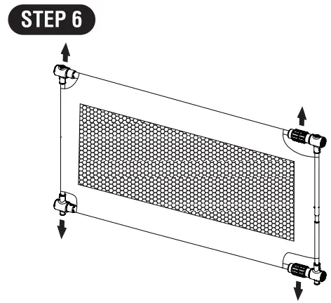 regalo 1800 W DS Expandable Mesh Gate - Step 6