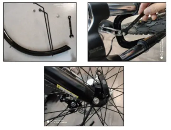 SLANE CALEDON 2022 Electric Bike - FRONT FENDER ASSEMBLY