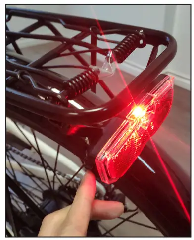 SLANE CALEDON 2022 Electric Bike - REAR LIGHT OPERATION