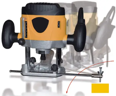 BORMANN BRT1300 Vertical Milling Machine 1200W with Suction System - 1 3