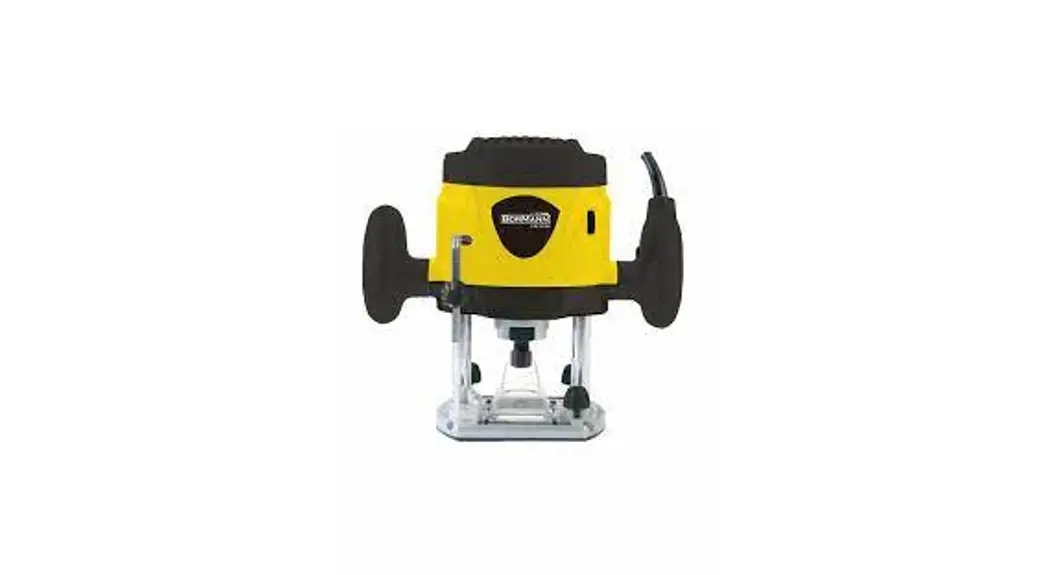 Bormann Brt1300 Vertical Milling Machine 1200w With Suction System Instruction Manual