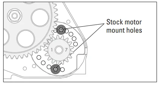 HORIZON AXI03005 RC Remote Control Model Car Crawler - GEAR MESH