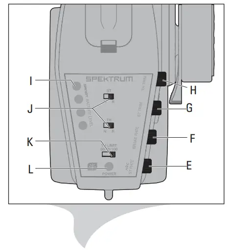 HORIZON AXI03005 RC Remote Control Model Car Crawler - TRANSMITTER FUNCTIONS.