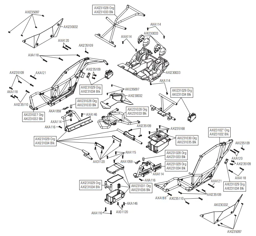 HORIZON AXI03005 RC Remote Control Model Car Crawler - fig1