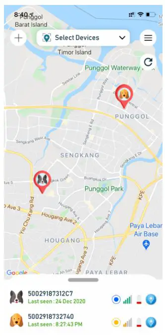 Tack GPS Location Tracker User Manual - Once IoT network search is done