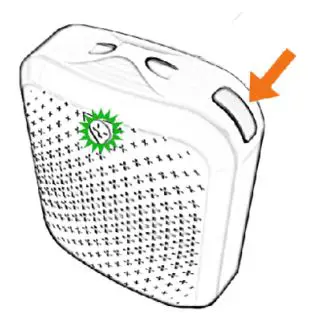 Tack GPS Location Tracker User Manual - Single click on the button to turn on