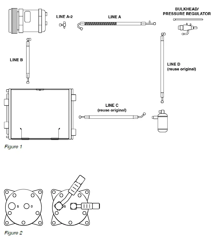 AC SOLUTIONS BMW E24 Sanden Conversion Kit-1