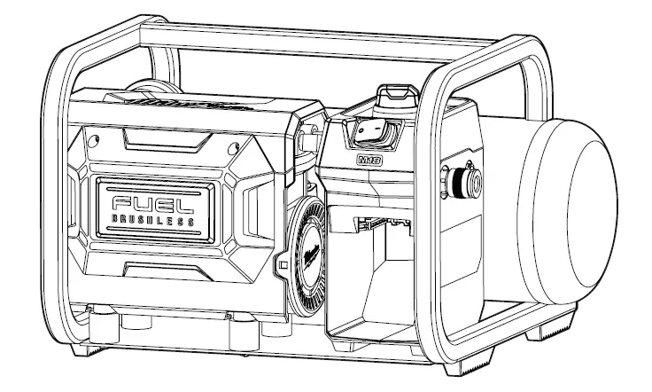 milwaukee-2840-20-M18-Fuel-2-Gallon-Compact-Quiet-Compressor-image