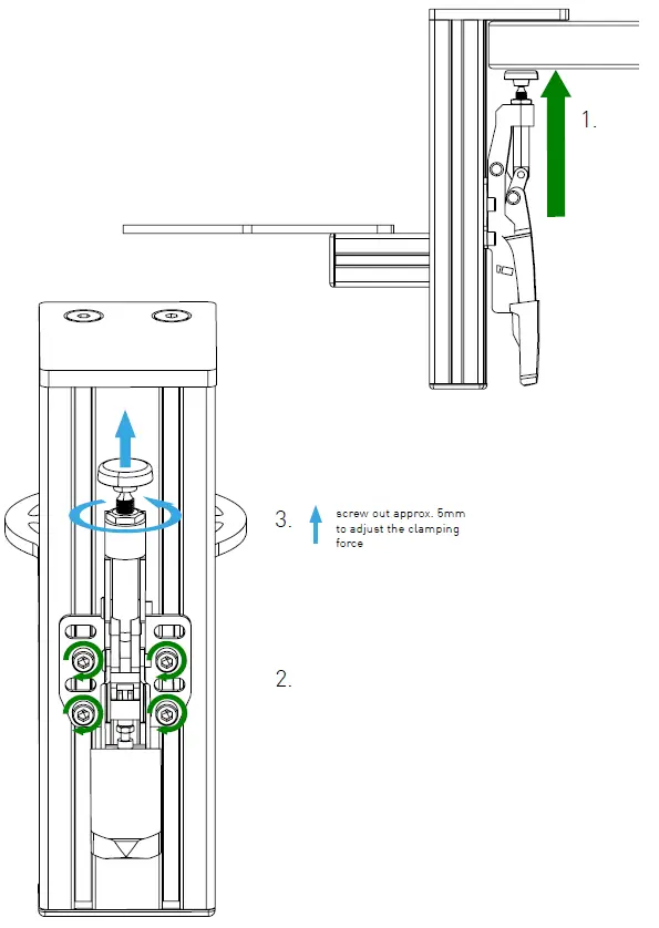 MONSTER TECH 05470002 Rail Mount To Table Mount Conversion-12