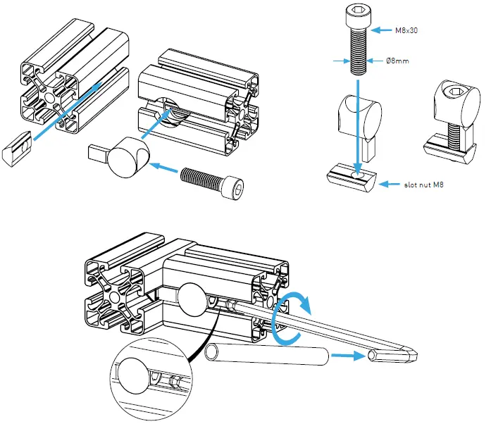 MONSTER TECH 05470002 Rail Mount To Table Mount Conversion-3