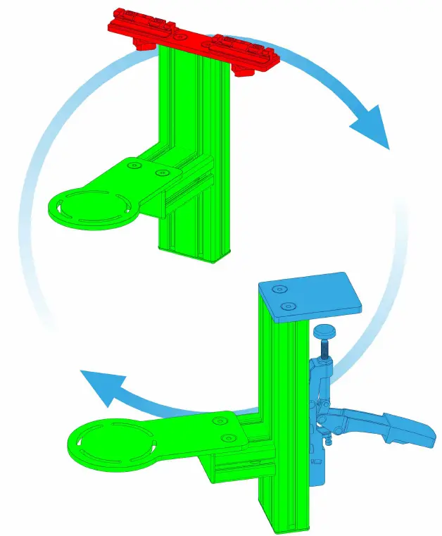 MONSTER TECH 05470002 Rail Mount To Table Mount Conversion-7